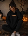 Embroidered Halloween Hoodie – Pumpkin Design – Extra Image 1