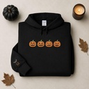 Embroidered Halloween Hoodie – Pumpkin Design – Extra Image 3