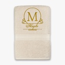 Custom Embroidered Bath Towel with Personalized Initial | Elegant Monogram Letter Design – Extra Image 10