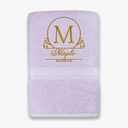 Custom Embroidered Bath Towel with Personalized Initial | Elegant Monogram Letter Design – Extra Image 14
