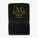 Custom Embroidered Bath Towel with Personalized Initial | Elegant Monogram Letter Design – Extra Image 15