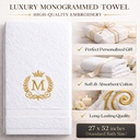 Embroidered Bath Towel – Extra Image 3